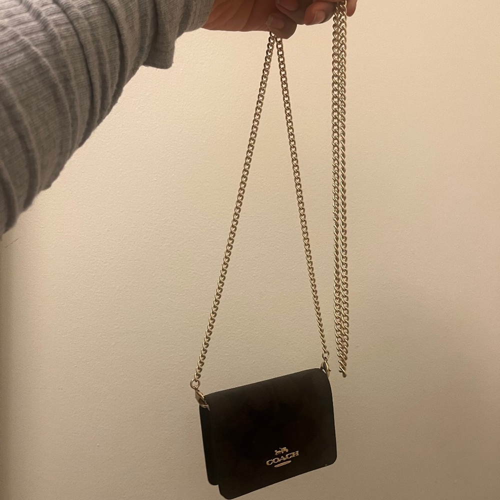 Mini Wallet On A Chain In Signature Canvas